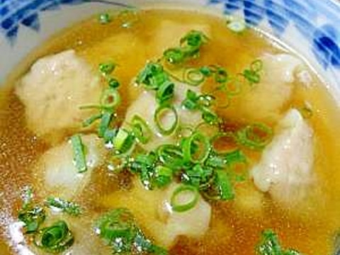 ボリューム満点♪ おかずワンタンスープ